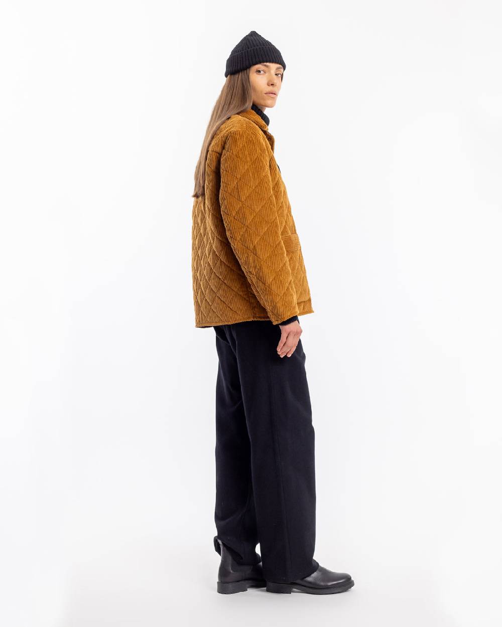 Rotholz Gesteppte Cord Jacke - Toffee Letzter Tag