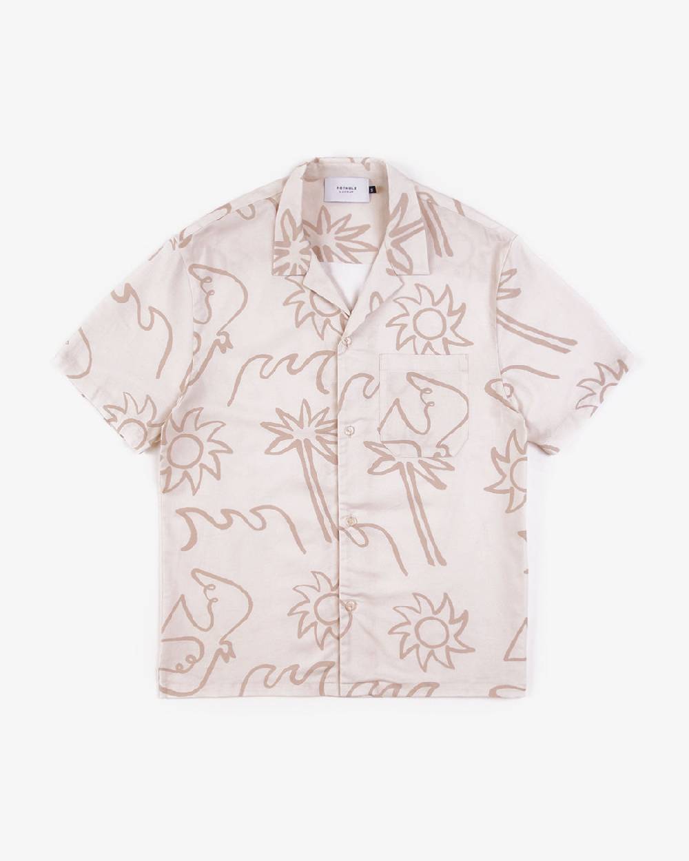 Rotholz Beachside Bowling Hemd Off-White zollfrei