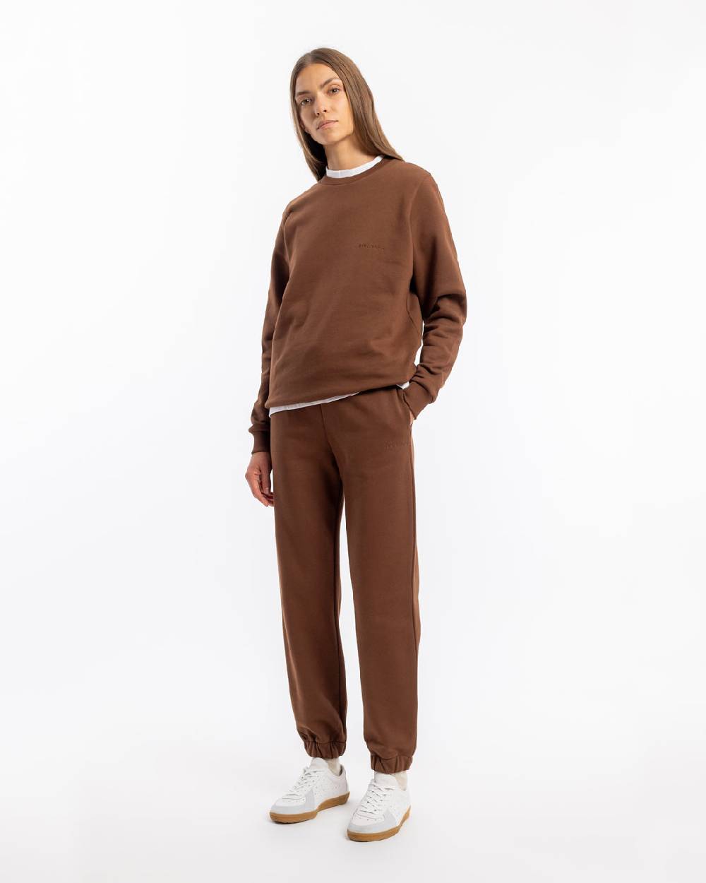 Rotholz Logo Sweatpants Bio Baumwolle - Braun Begrenztes Angebot
