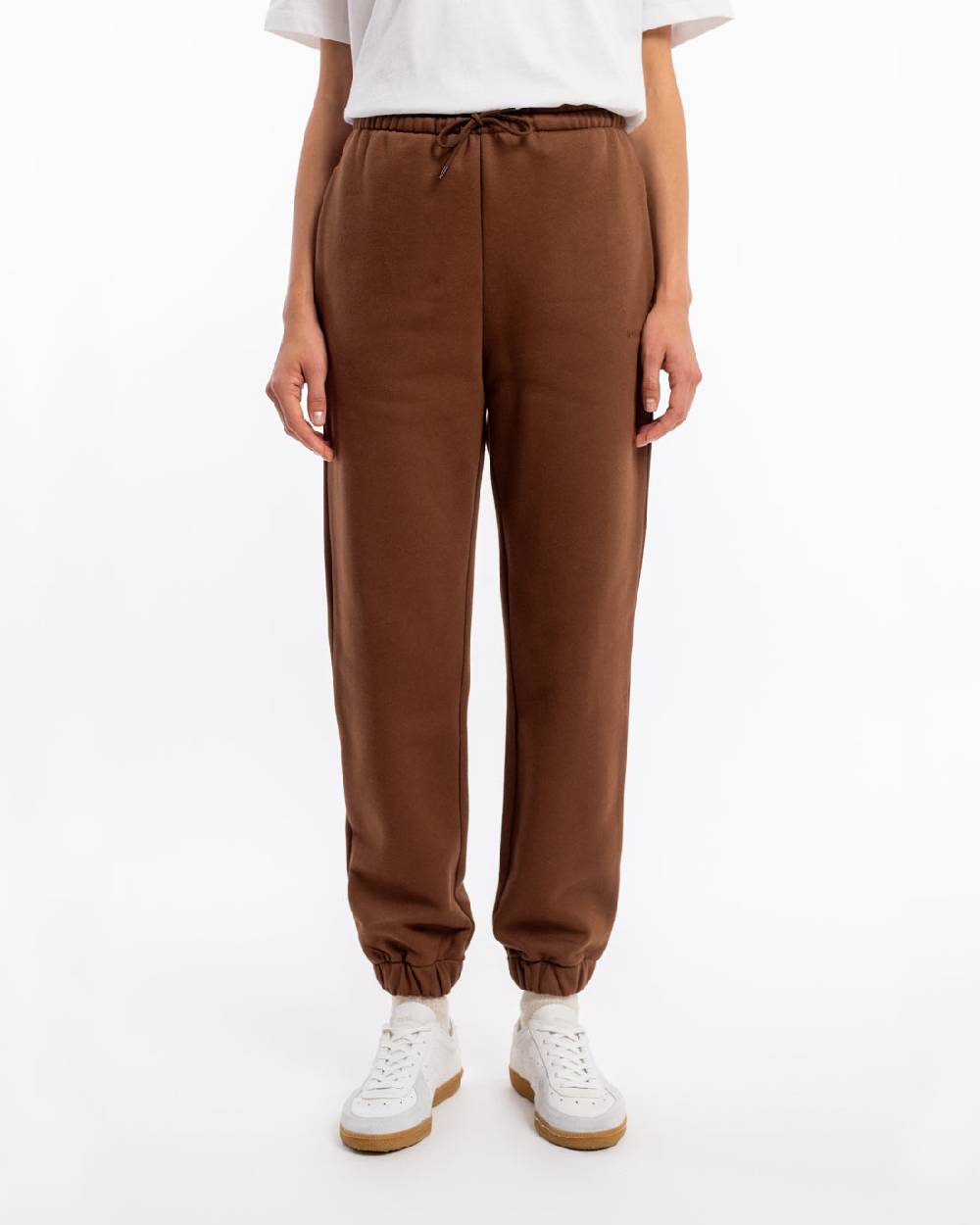 Rotholz Logo Sweatpants Bio Baumwolle - Braun Begrenztes Angebot