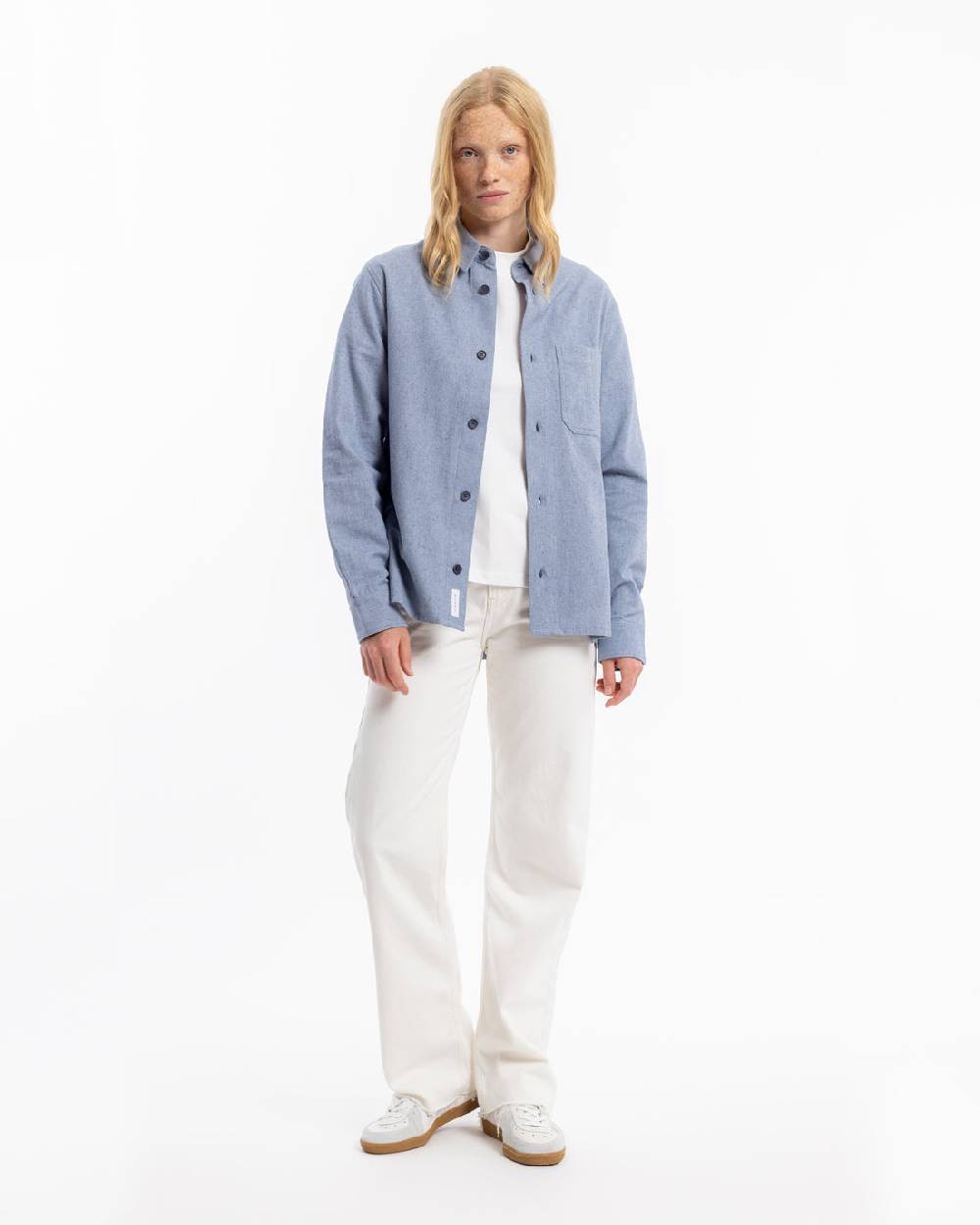 Rotholz Hemd Bio Baumwolle - Denim Blau Exklusive Angebote
