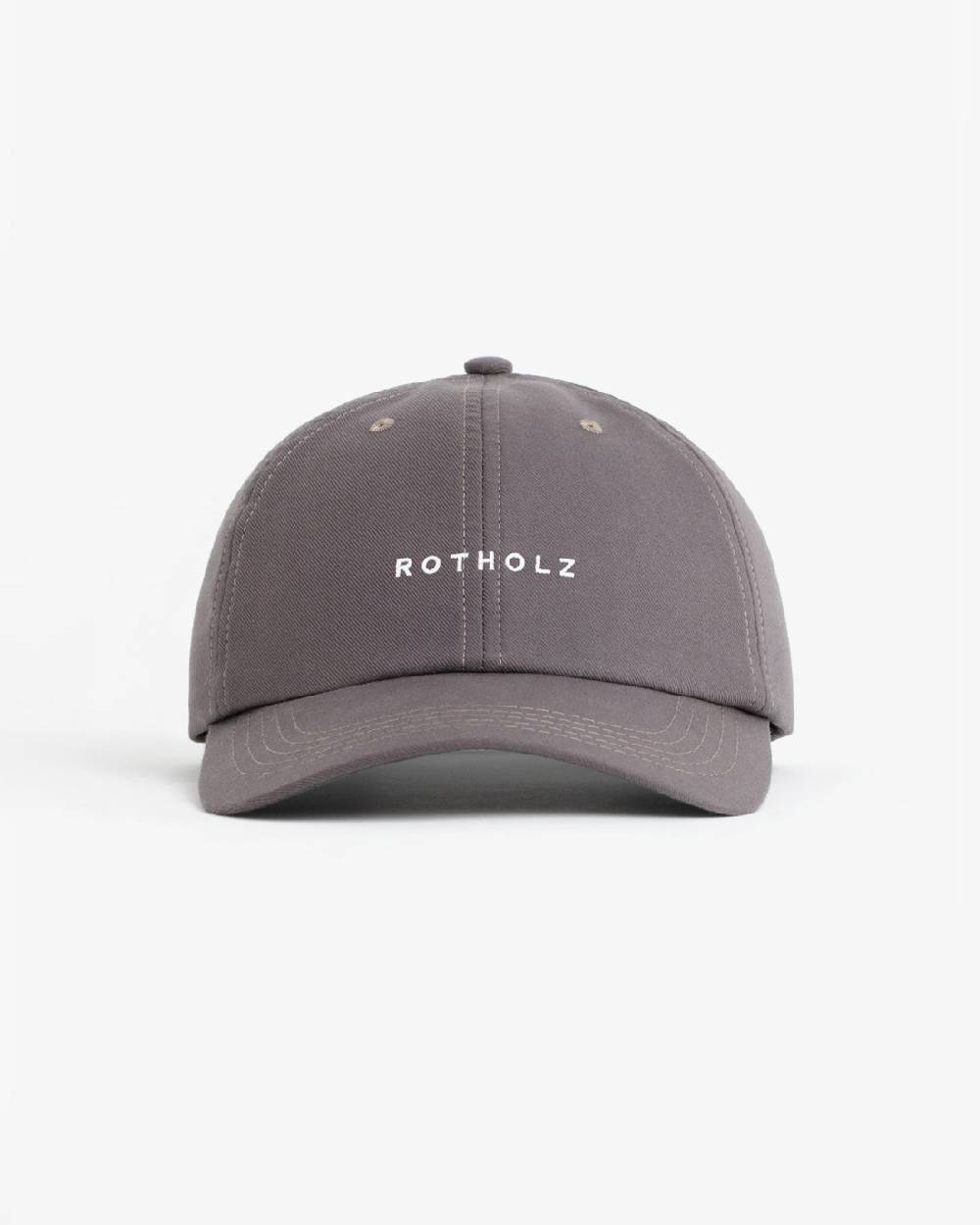 Rotholz Dad Cap aus Bio-Baumwolle Grau Hotsell