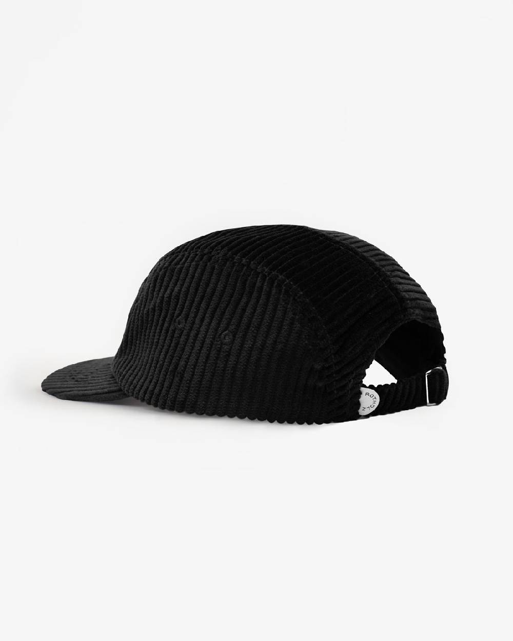 Rotholz Cord 5-Panel Bio Baumwolle - Schwarz Begrenztes Angebot
