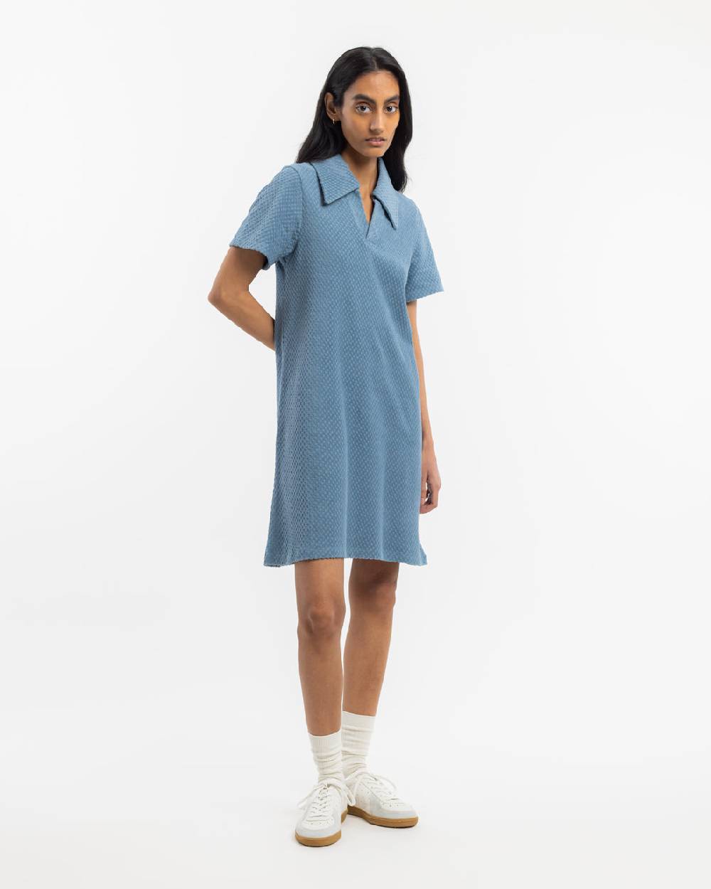 Rotholz Frottee Kleid Bio Baumwolle - Hellblau Riesige Rabatte