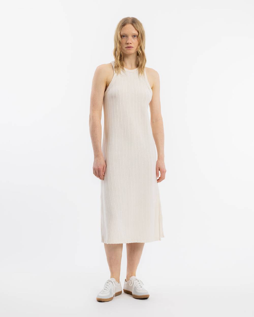Rotholz Strick Kleid Bio Baumwolle - Creme Vatertagsangebot