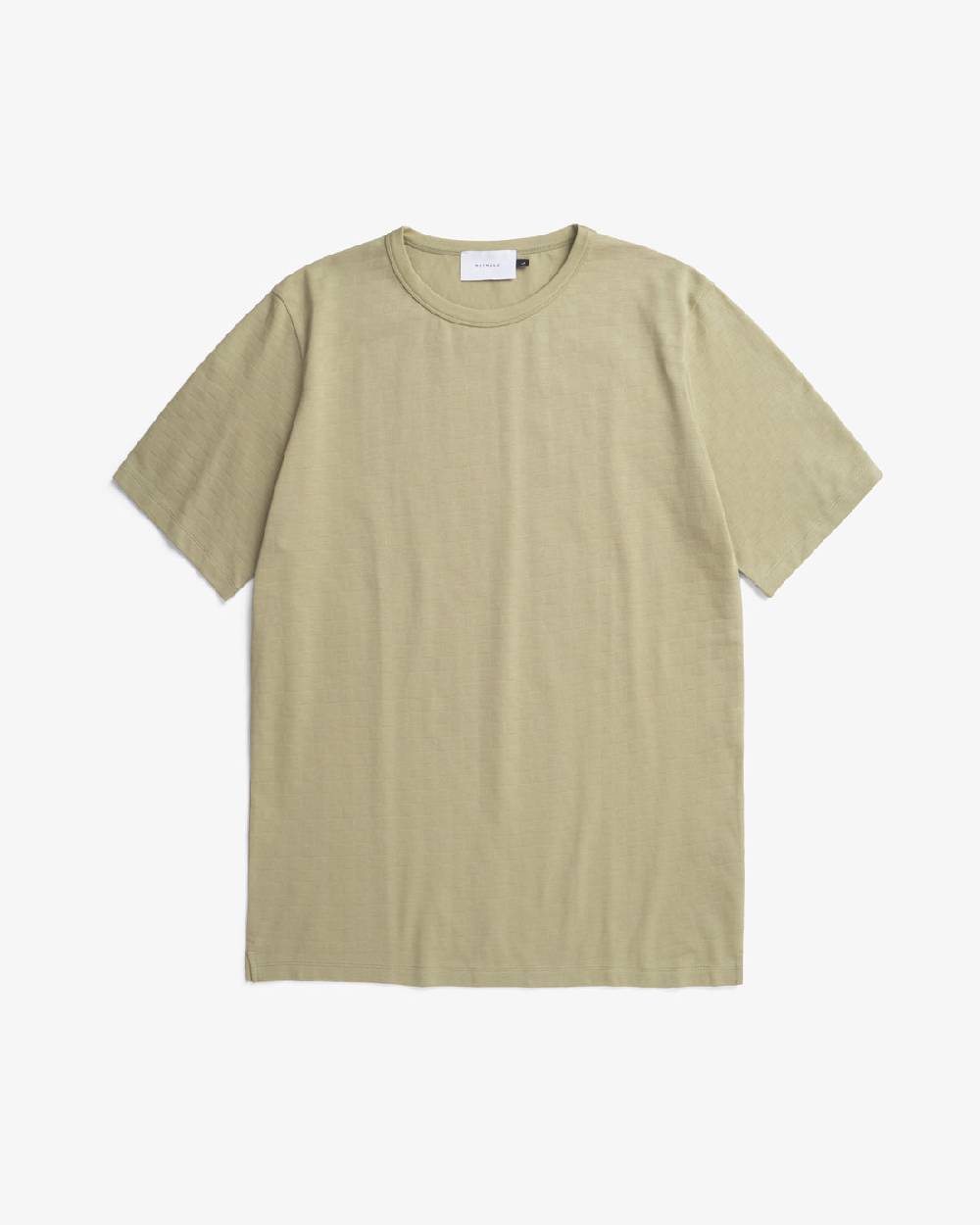 Rotholz Strukturiertes T-Shirt Bio Baumwolle - Grün VIP-Rabatte