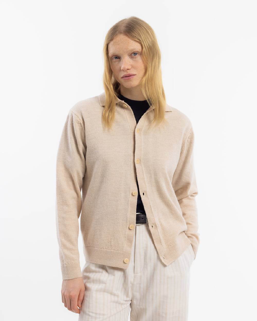 Rotholz Strick Shirt Merinowolle - Sand Wochenangebot