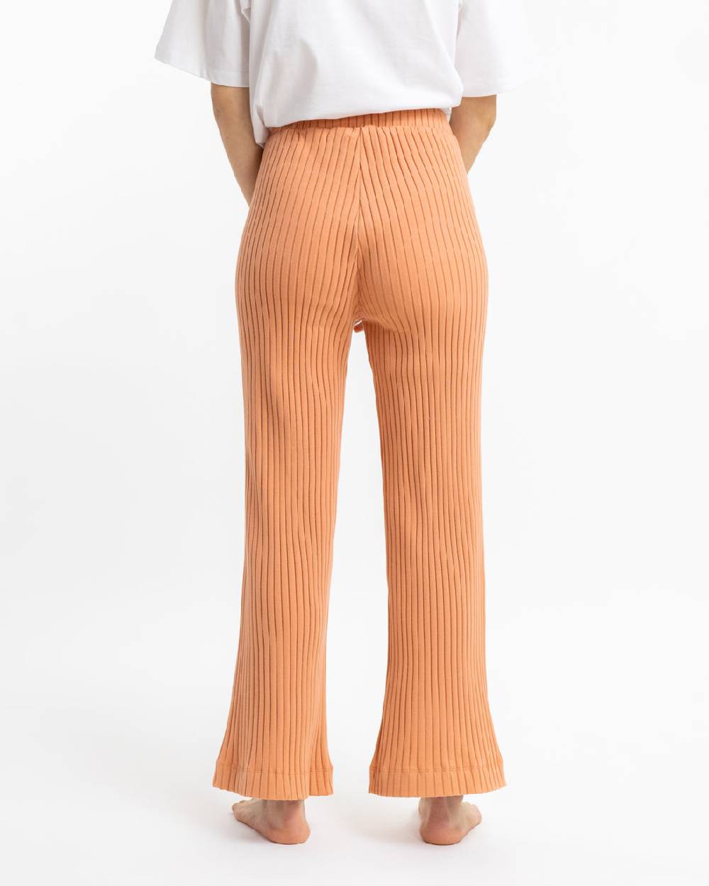 Rotholz Gerippte Hose aus Bio-Baumwolle Apricot Zeitbegrenzte Promotion
