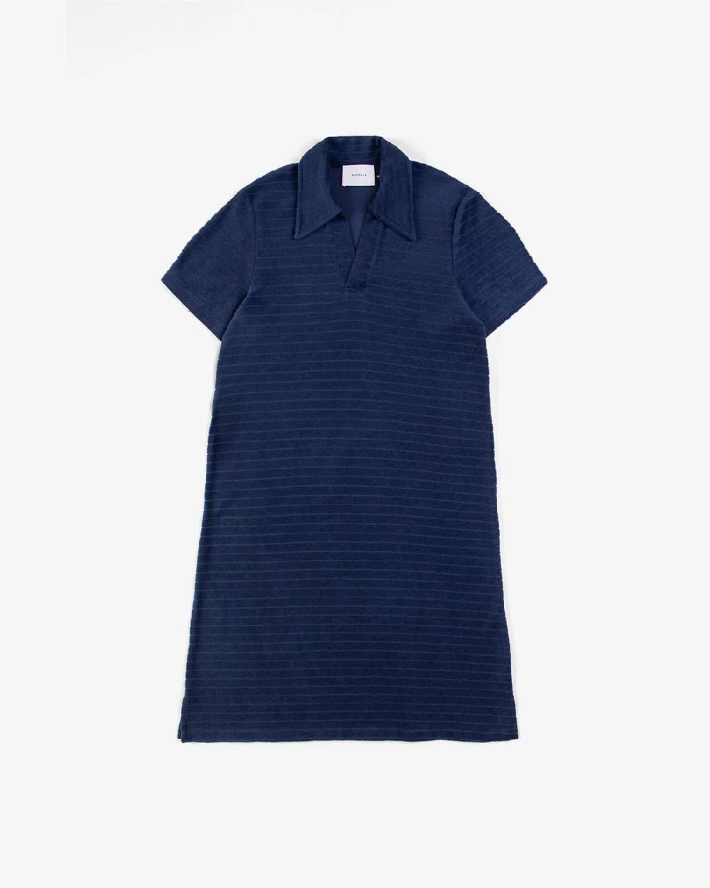 Rotholz Polo Kleid aus Bio Frottee Blau Bis zu 60% Rabatt