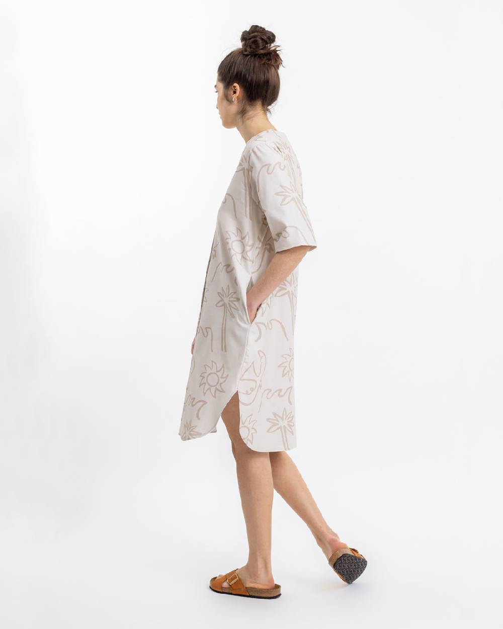 Rotholz Beachside Kaftan Kleid Off-White Riesige Rabatte