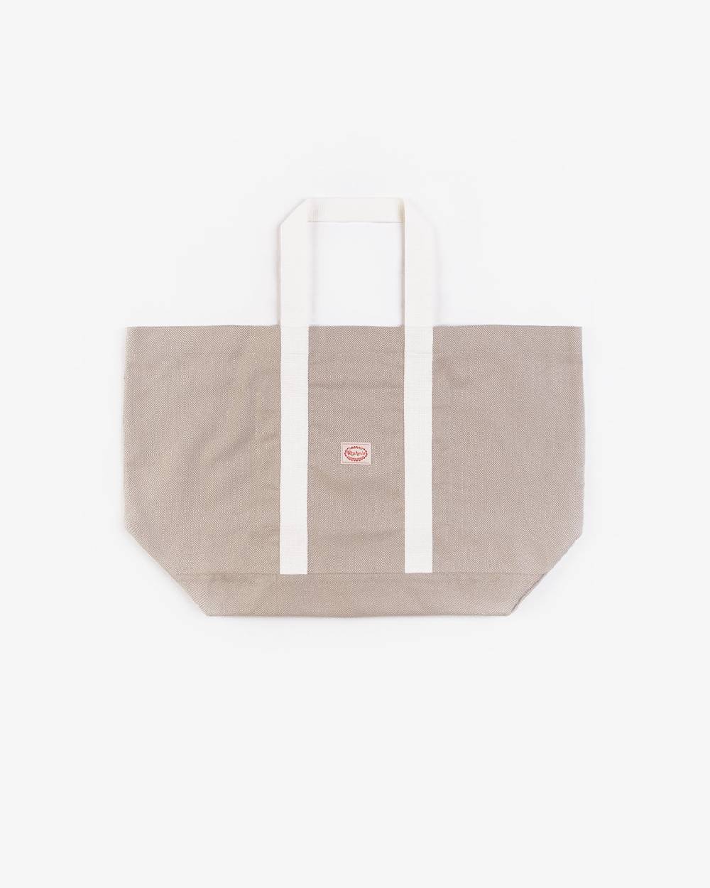 Rotholz Weekend Tote Bag aus Bio Canvas Beige Fabrikladen