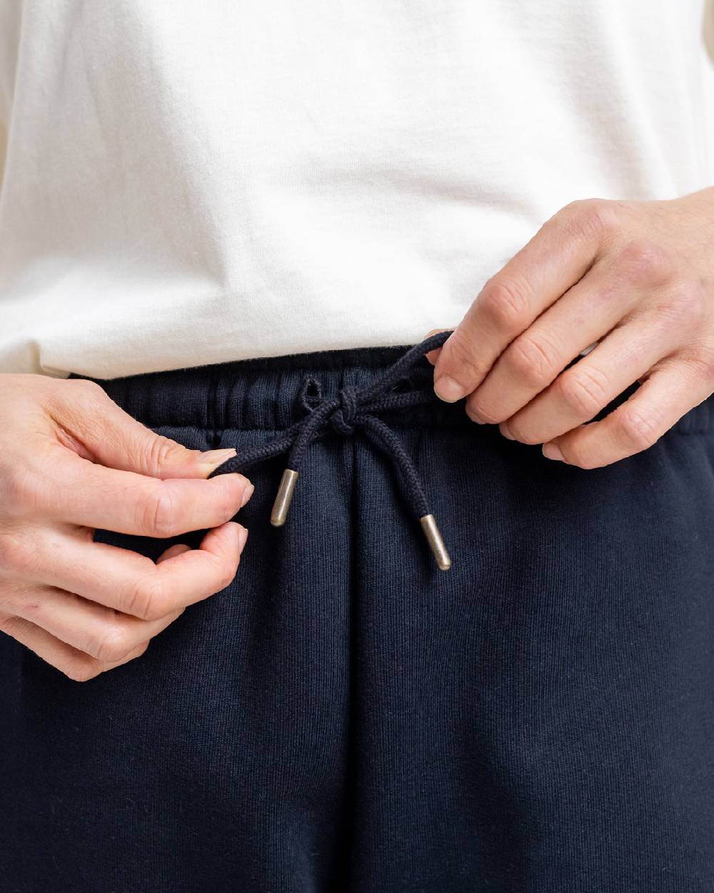 Rotholz Logo Sweatshorts aus Bio-Baumwolle Schwarz Begrenzt auf 3 Tage