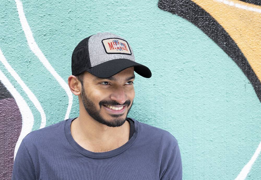 ﻿Smith & Miller Varnado Unisex Trucker Cap, grey-black Vatertagsangebot