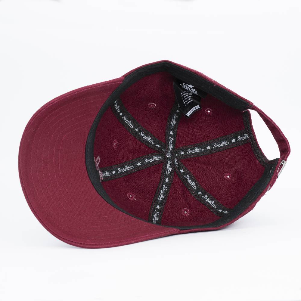 Smith & Miller Filley Unisex Unstructured Cap, maroon Saisonale Angebote