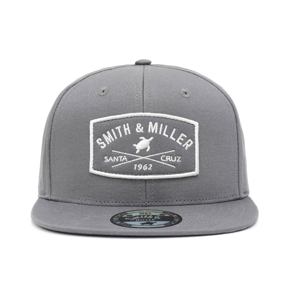Smith & Miller Lambert Unisex Flat Snapback Cap, charcoal Riesige Ersparnisse