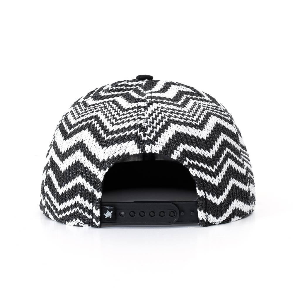 Smith & Miller Bast Flat Unisex Snapback Cap, black Kostenlose Rückgabe