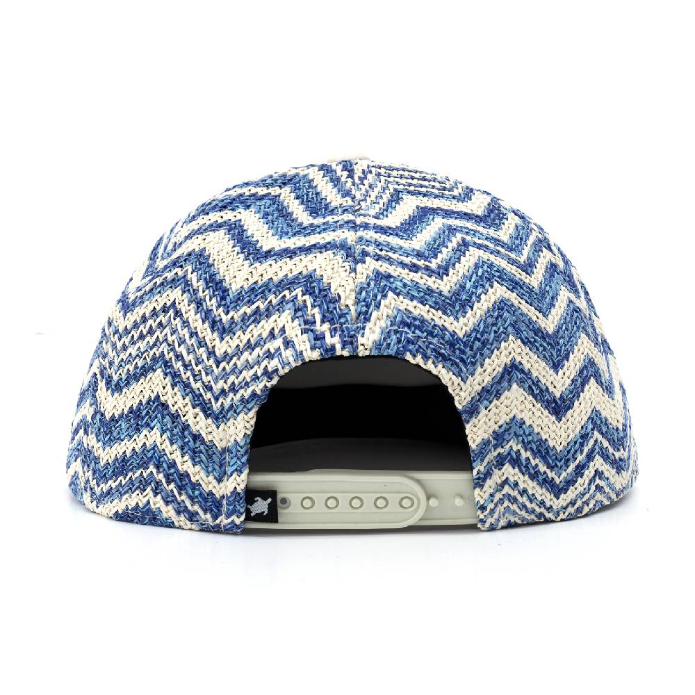 Smith & Miller Bast Flat Unisex Snapback Cap , blue - stone Letzte 3 Tage