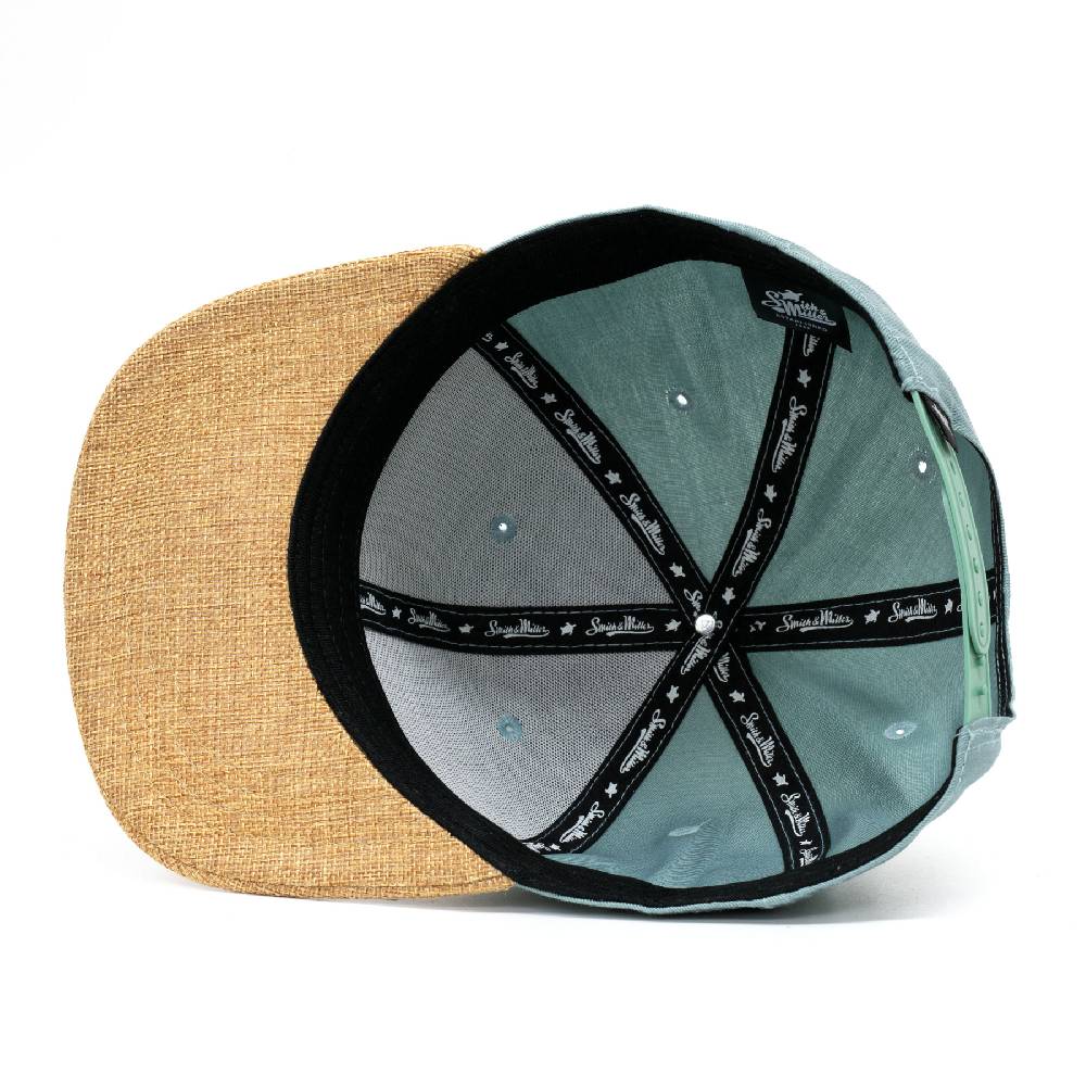 Smith & Miller Ollado Unisex Snapback Cap, sea green Neueste Stile