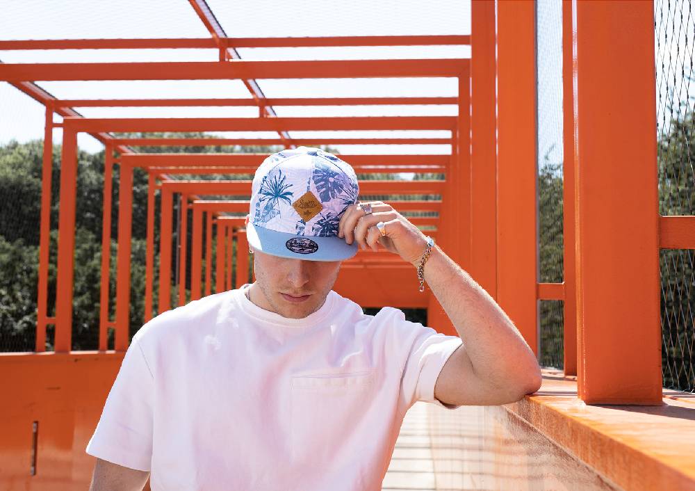 Smith & Miller Linares Snapback Cap, blau Letzter Tag