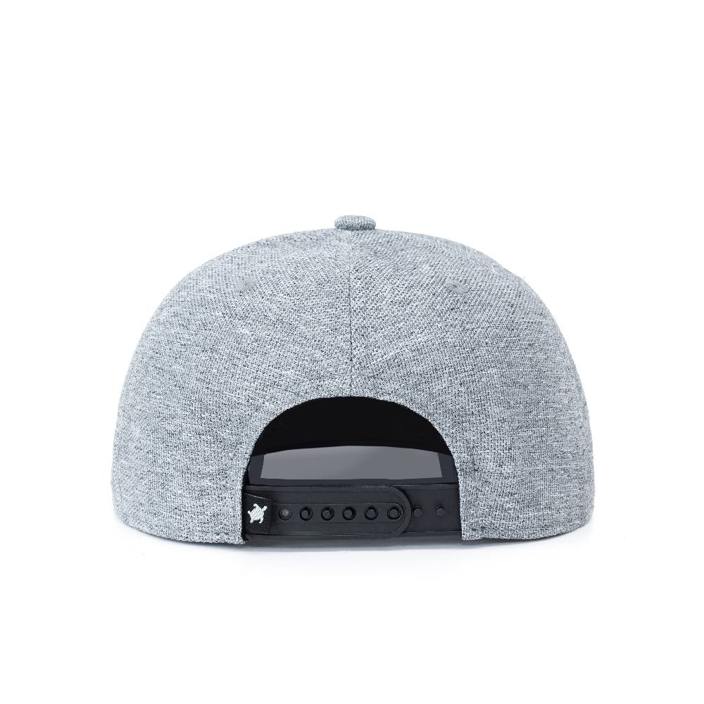 Smith & Miller Gabbs Unisex Snapback Cap, heather light grey-black Bis zu 50% Rabatt