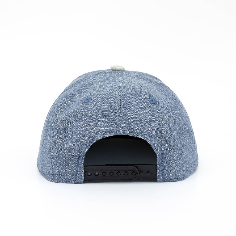 Smith & Miller Autumn Glory Unisex Snapback Cap, denim - grey Meist gekauft