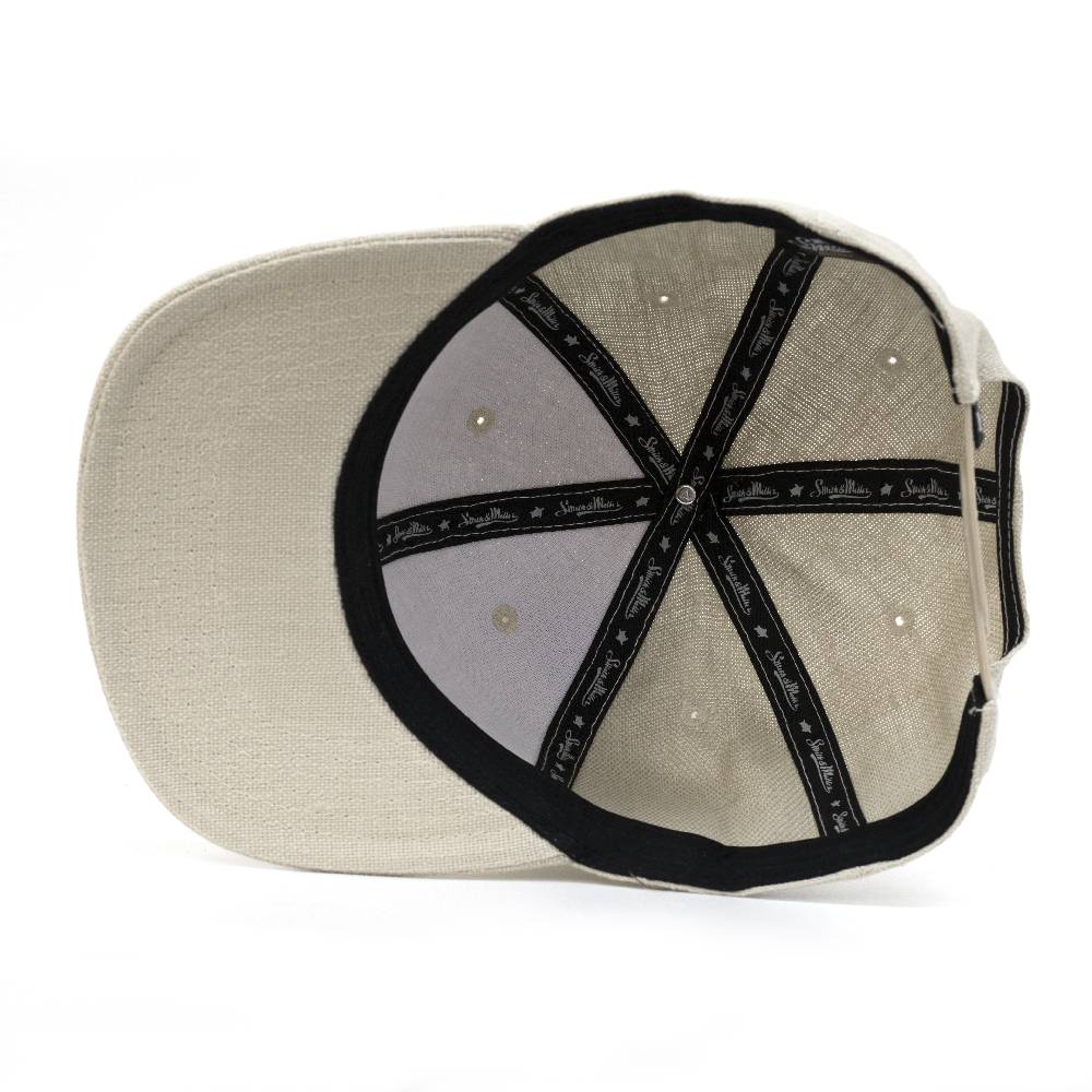 Smith & Miller Delano Unisex Snapback Cap, stone Kostenloser Versand