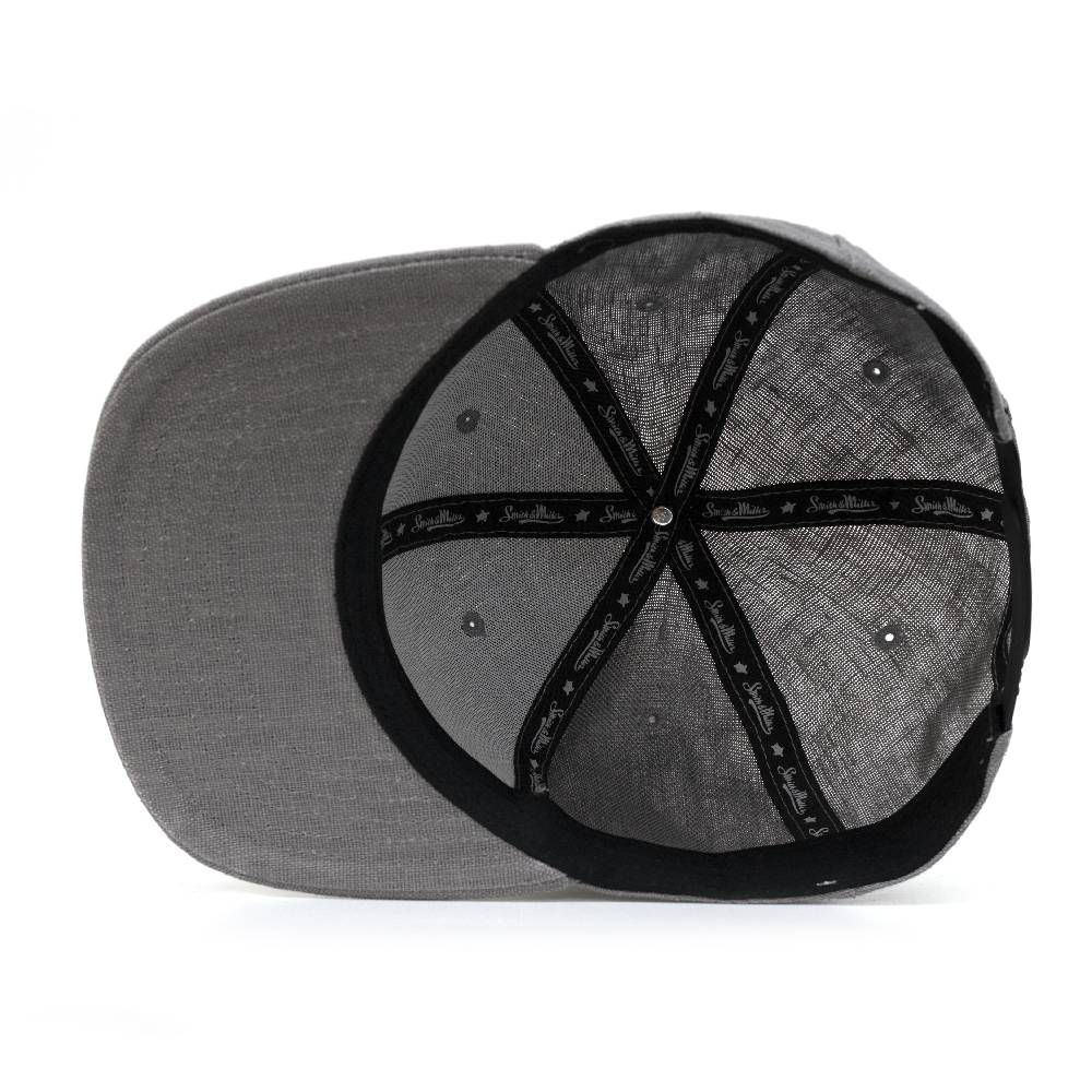 Smith & Miller Delano Unisex Snapback Cap, grey Limitierter Zeitrabatt