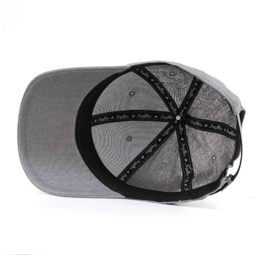 Smith & Miller Elam Unisex Curved Cap, grey Heißer Verkauf