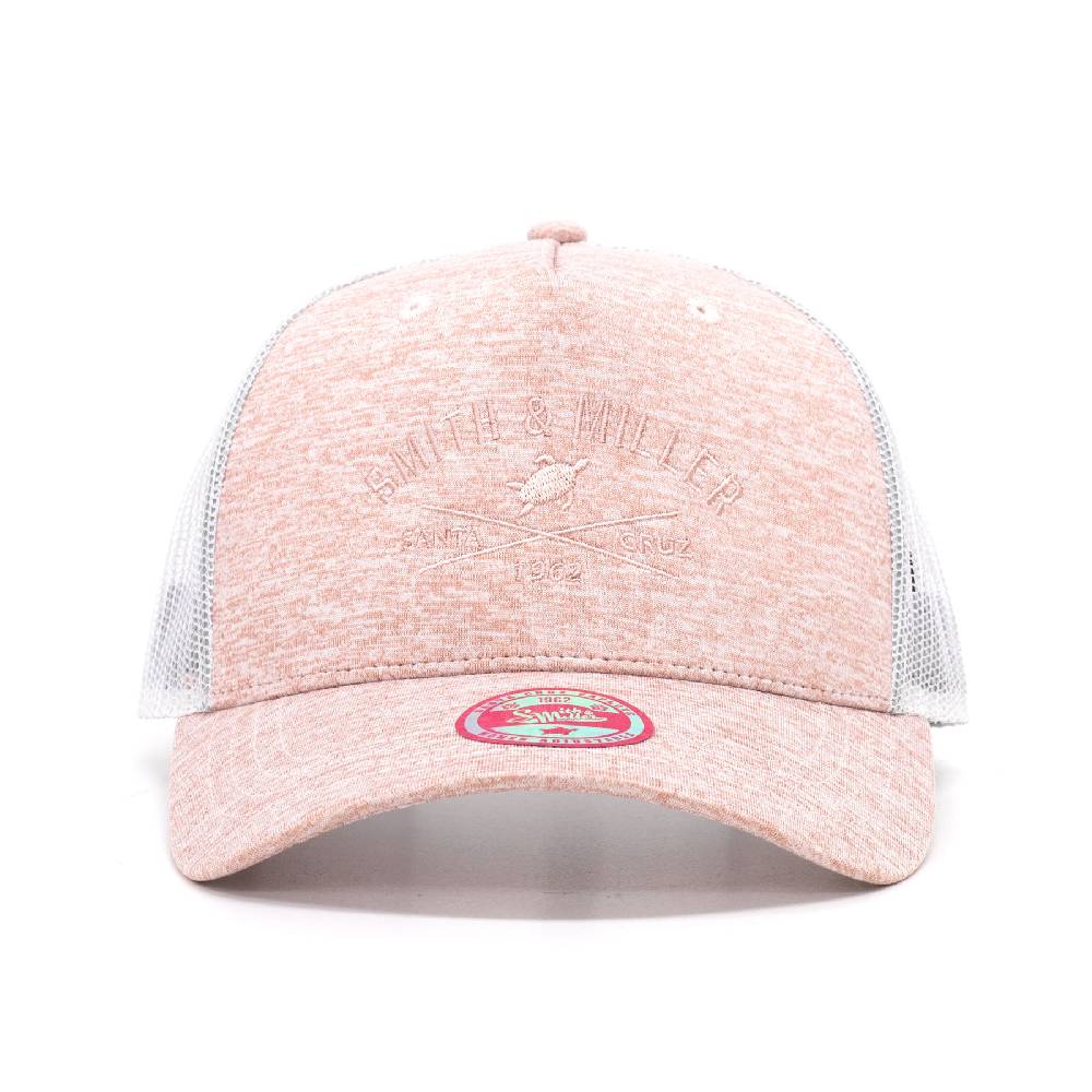 Smith & Miller Pico Rivera Women Trucker Cap, heather lt.pink - white Zeitlich begrenztes Angebot