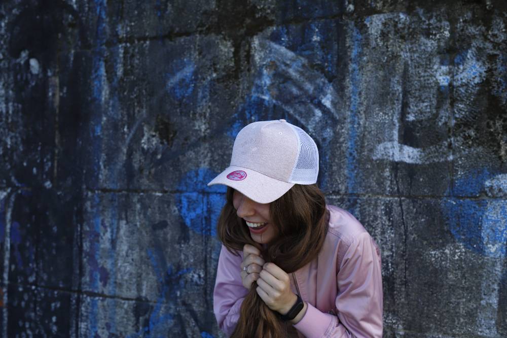 Smith & Miller Pico Rivera Women Trucker Cap, heather lt.pink - white Zeitlich begrenztes Angebot