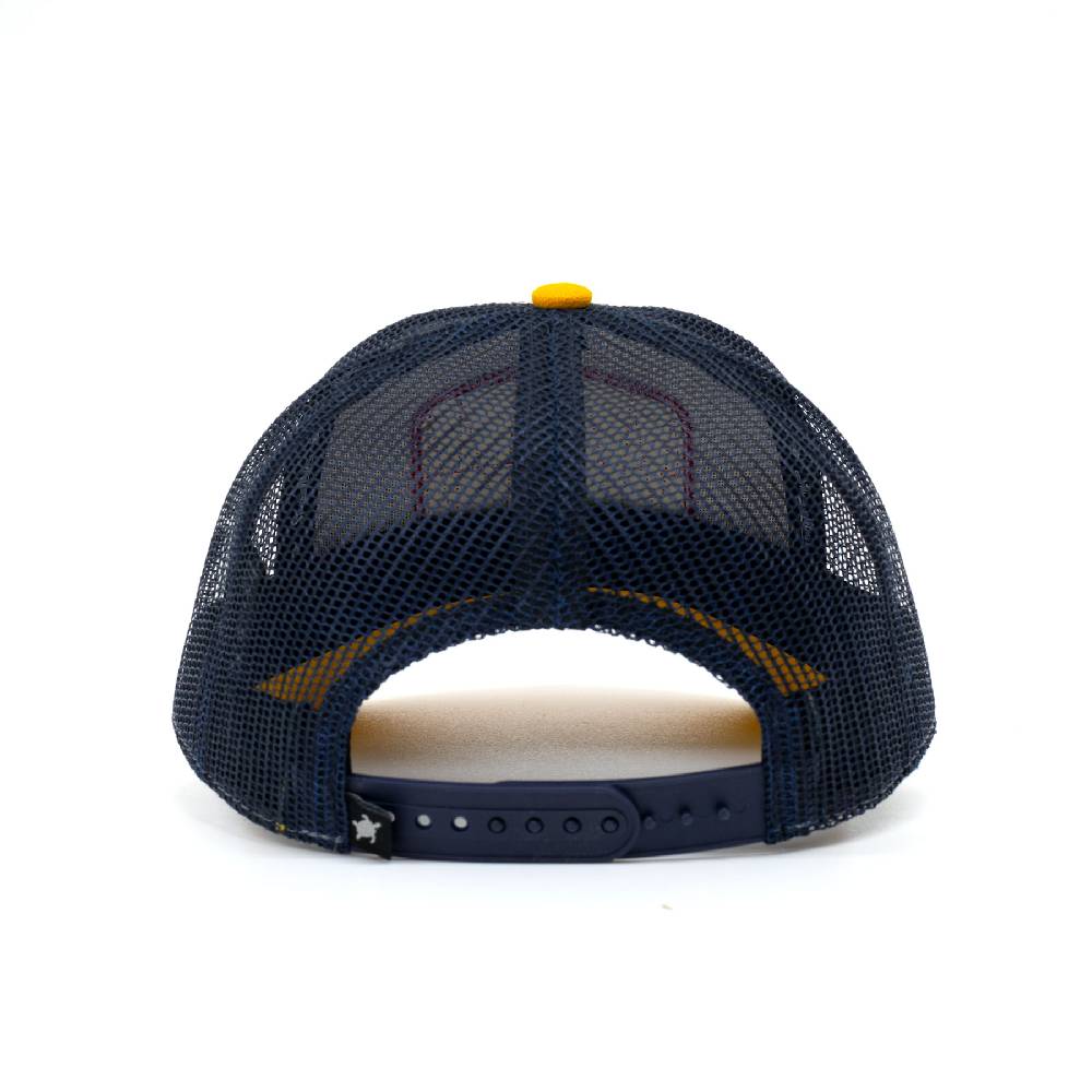 Smith & Miller Vicent Unisex Trucker Cap, stone - mango Riesige Ersparnisse