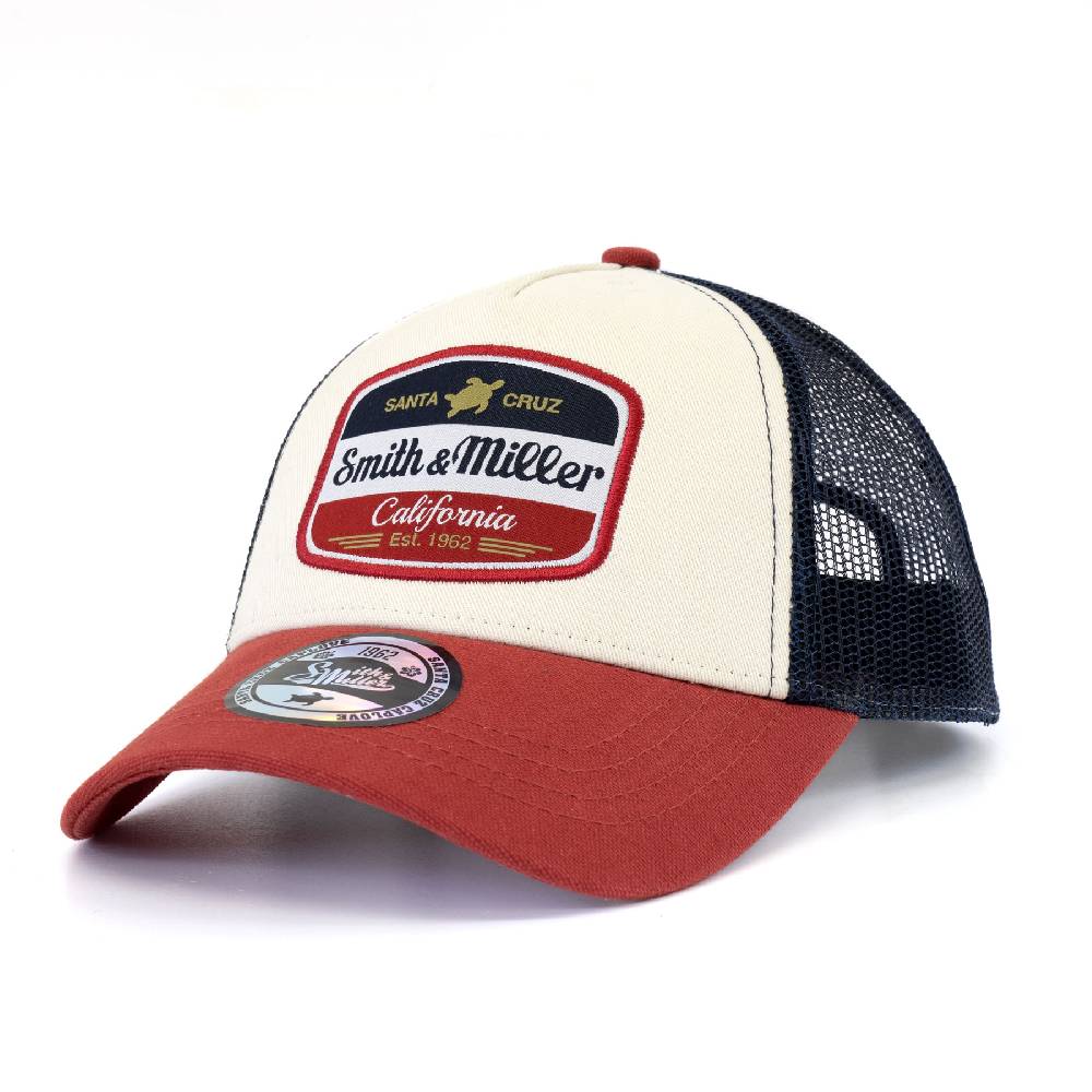 Smith & Miller Vicent Unisex Trucker Cap, antique red - stone VIP-Rabatte