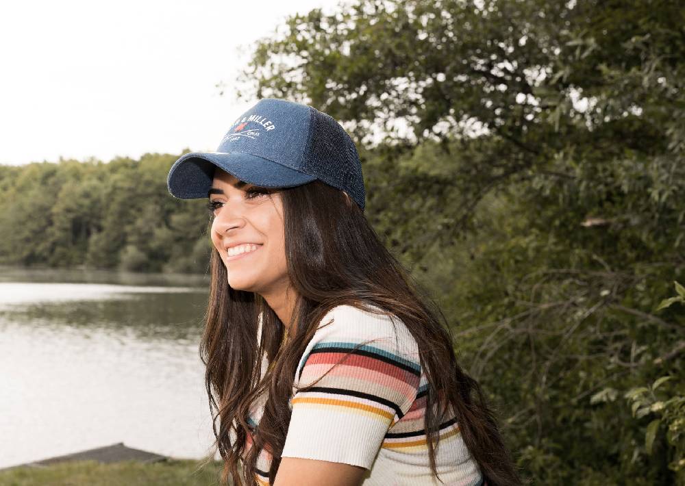 Smith & Miller Dawes Unisex Trucker Cap, denim - navy Begrenzte Freigabe