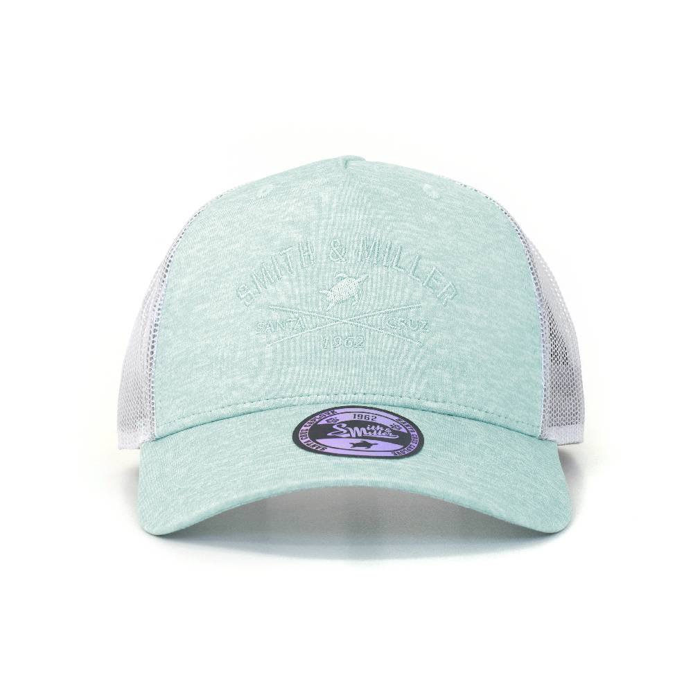Smith & Miller Pico Rivera Unisex Trucker Cap, heather mint Neueste Stile