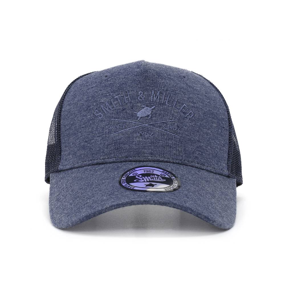 Smith & Miller Pico Rivera Unisex Trucker Cap, heather navy Letzte 2 Tage