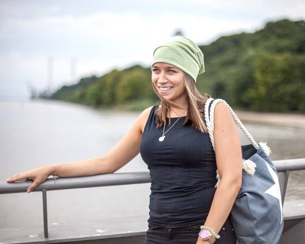 Sonia Originelli Beanie Mütze "Pastell" Unisex Meliert Jersey Fabrikladen