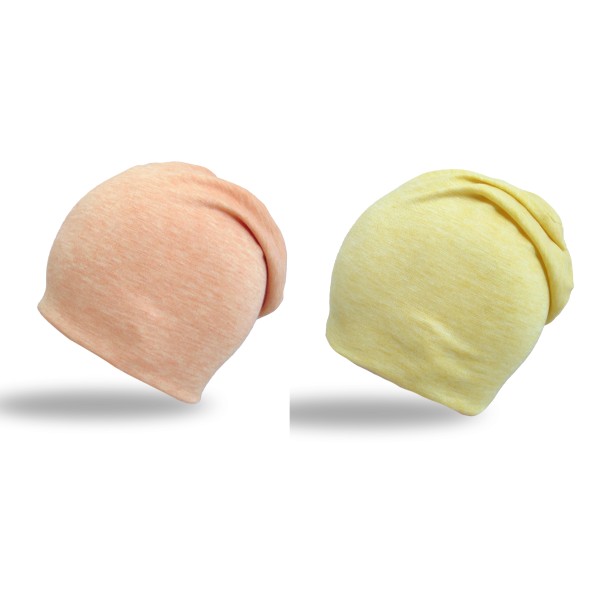 Sonia Originelli Beanie Mütze "Pastell" Unisex Meliert Jersey Fabrikladen