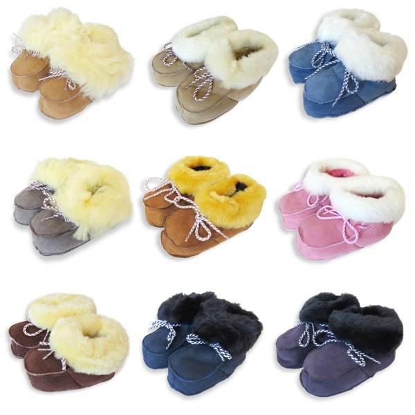 Sonia Originelli Baby Kleinkinder Wildlederhausschuh Schaf Lammfell Leder Rabatte dieses Monats
