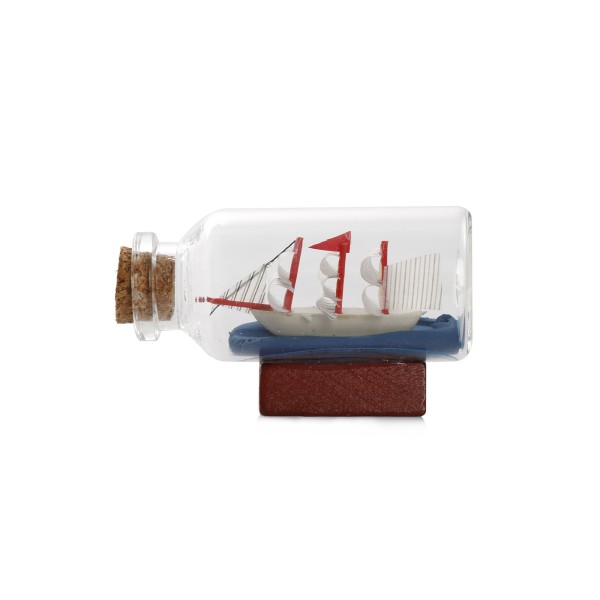 Sonia Originelli Buddelschiffchen Flaschenschiff "Hamburg" Rumflasche 6 cm Heißer Verkauf