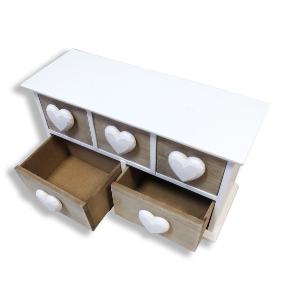 Sonia Originelli Dekoration "Schmuckkästchen" Herz Box Landhausstil Zeitlich begrenztes Angebot