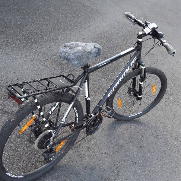 Sonia Originelli Fahrradsitzbezug Baumwolle Lammfell Bike Riemen JETZT KAUFEN