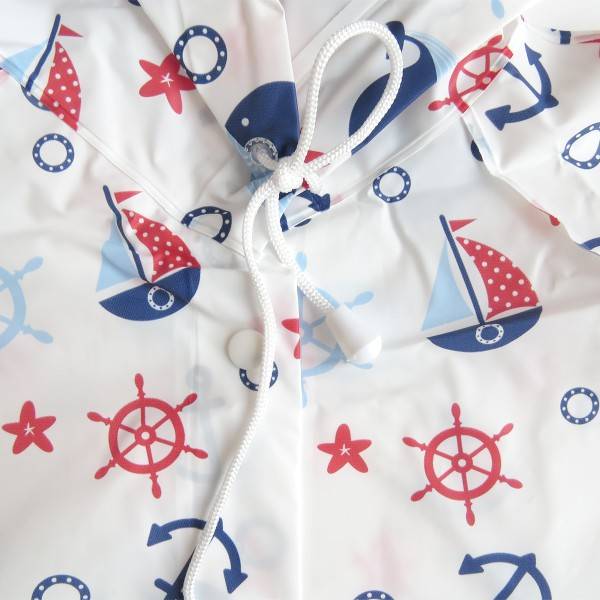 Sonia Originelli Kinder Regenjacke "Maritim" Regenschutz Mantel Anker Bis zu 65% Rabatt