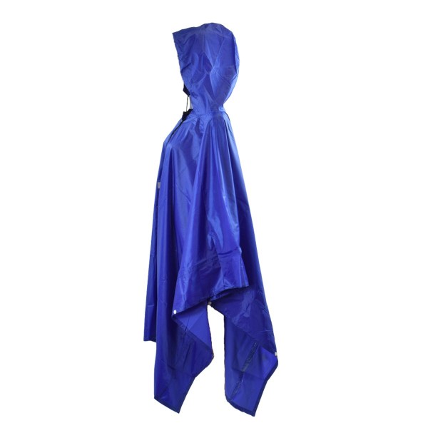 Sonia Originelli Regenponcho "Unifarben" Regencape Schutz Reflektorstreifen Brusttasche Fabrikladen