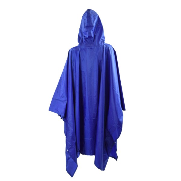 Sonia Originelli Regenponcho "Unifarben" Regencape Schutz Reflektorstreifen Brusttasche Fabrikladen