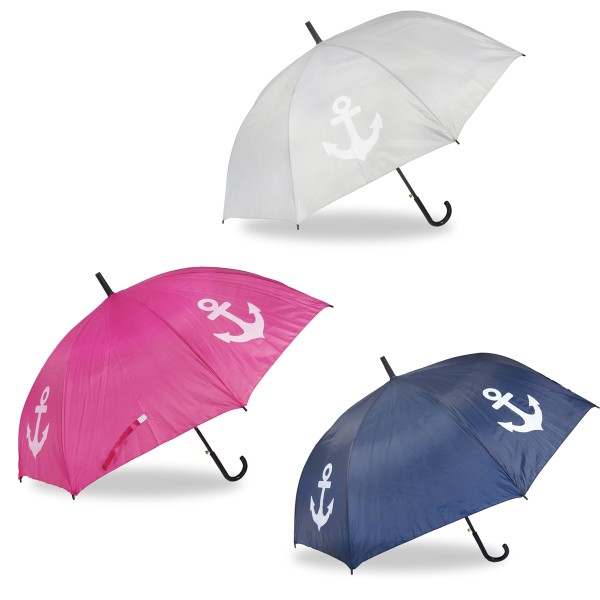 Sonia Originelli Stockschirm "Anker" Regenschirm Schutz Maritim Strand Black Friday Preise