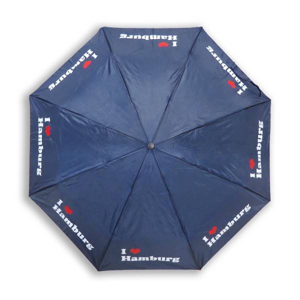 Sonia Originelli Taschenschirm "I love Hamburg" Regenschirm Schutz Stadt Online