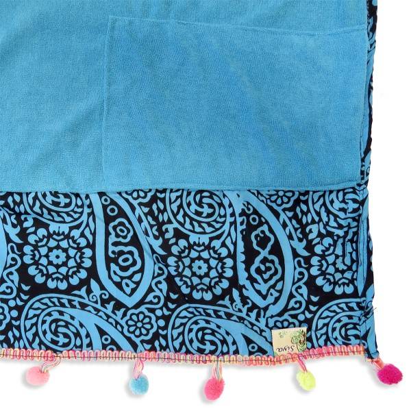 Sonia Originelli Strandtuch "Boho" Elefant Muster Bommel Bunt Laken Tuch Picknick Angebote