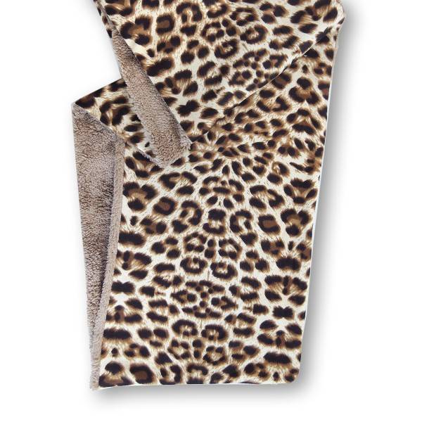 Sonia Originelli Loop "Leo" Schal Kuschelfell Polyester Winter Neueste Mode