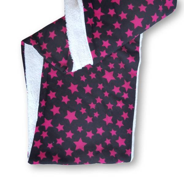 Sonia Originelli Loop "Stern" Schal Kuschelfell Polyester Winter Blitzangebot