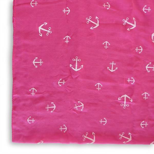 Sonia Originelli Loop Schal "Anker" Maritim Reliefdruck Sommer Bestseller